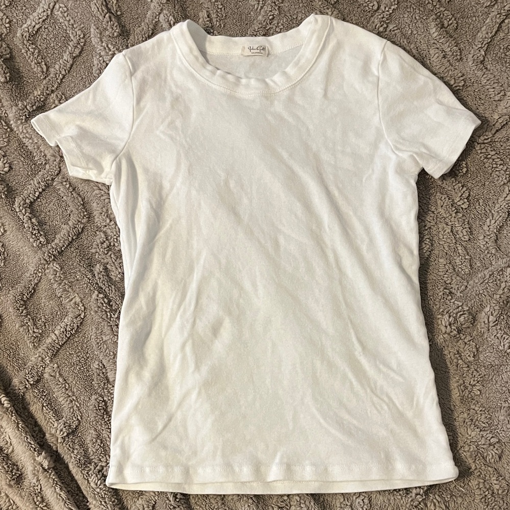 Brandy Melville white tee long length